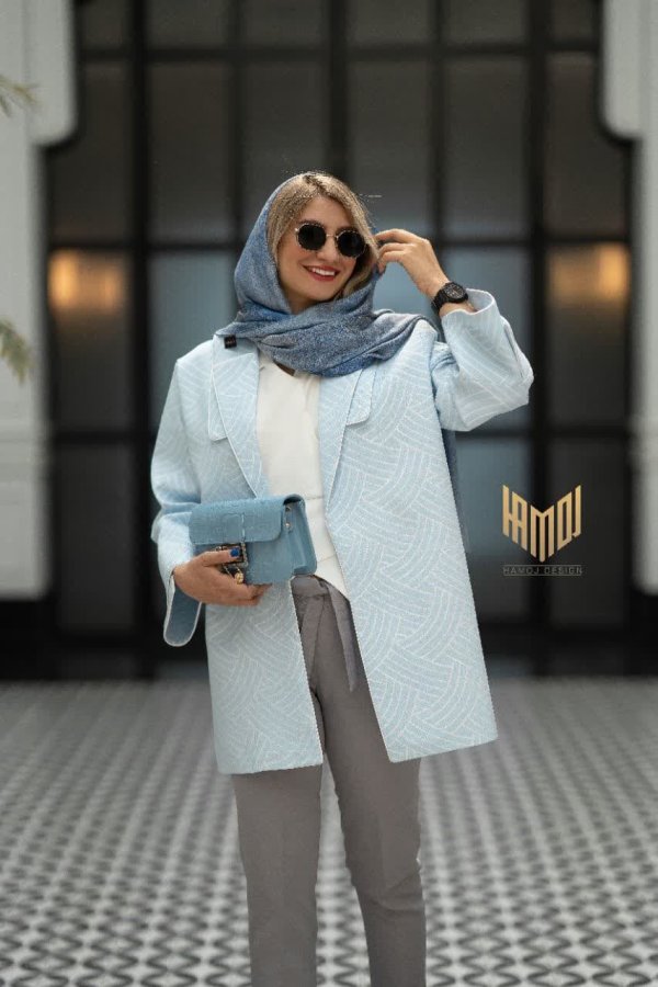 مانتو دخترانه 2023 مدل striated