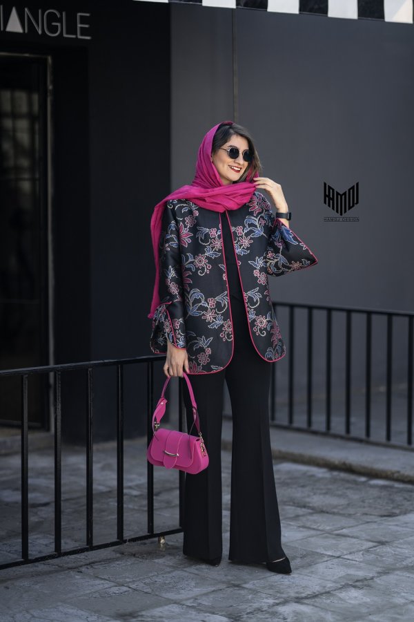 مانتو مدلD & G سرخابی