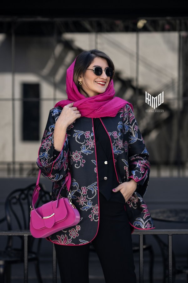 مانتو مدلD & G سرخابی