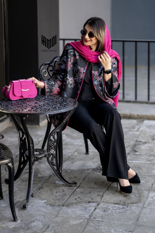 مانتو مدلD & G سرخابی